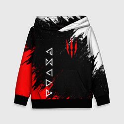 Толстовка-худи детская The Witcher, цвет: 3D-черный