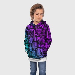 Толстовка-худи детская THE LAST OF US 2, цвет: 3D-белый — фото 2