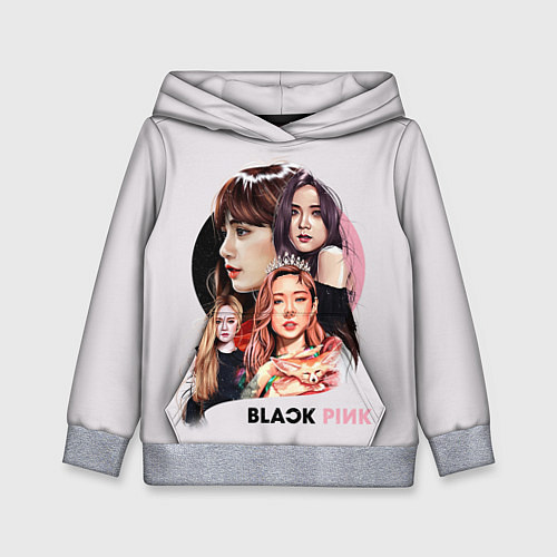 Детская толстовка Blackpink / 3D-Меланж – фото 1