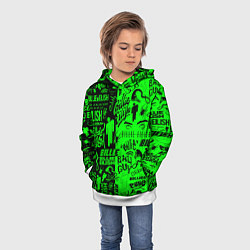 Толстовка-худи детская BILLIE EILISH БИЛЛИ АЙЛИШ, цвет: 3D-белый — фото 2