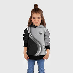 Толстовка-худи детская VOLVO, цвет: 3D-черный — фото 2