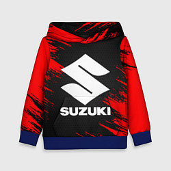 Толстовка-худи детская SUZUKI, цвет: 3D-синий