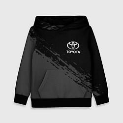 Толстовка-худи детская TOYOTA, цвет: 3D-черный