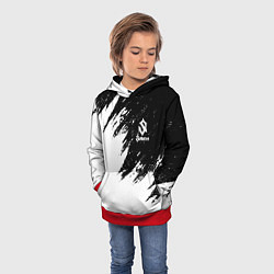 Толстовка-худи детская Sabaton, цвет: 3D-красный — фото 2