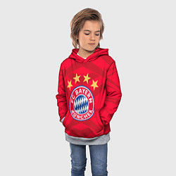 Толстовка-худи детская BAYERN MUNCHEN, цвет: 3D-меланж — фото 2