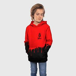 Толстовка-худи детская Sabaton, цвет: 3D-черный — фото 2