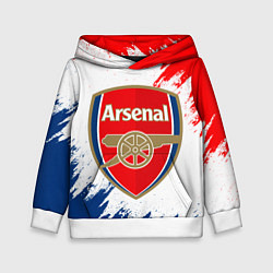 Толстовка-худи детская ARSENAL, цвет: 3D-белый