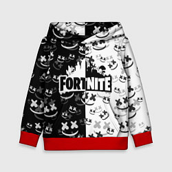 Толстовка-худи детская FORTNITE MARSHMELLO, цвет: 3D-красный