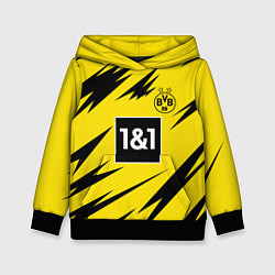 Толстовка-худи детская HAALAND Borussia Dortmund, цвет: 3D-черный