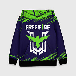 Толстовка-худи детская FREE FIRE ФРИ ФАЕР, цвет: 3D-черный