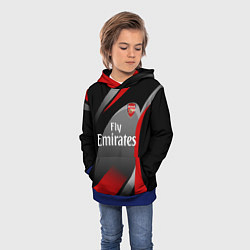 Толстовка-худи детская ARSENAL UNIFORM, цвет: 3D-синий — фото 2