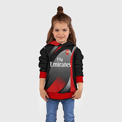 Толстовка-худи детская ARSENAL UNIFORM, цвет: 3D-красный — фото 2