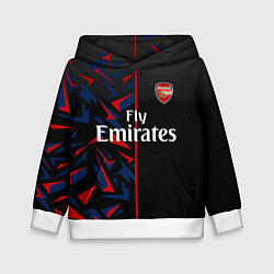 Толстовка-худи детская ARSENAL UNIFORM 2020, цвет: 3D-белый