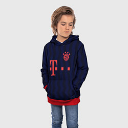 Толстовка-худи детская FC Bayern Munchen, цвет: 3D-красный — фото 2