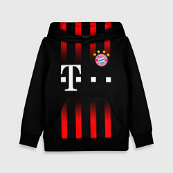 Толстовка-худи детская FC Bayern Munchen, цвет: 3D-черный