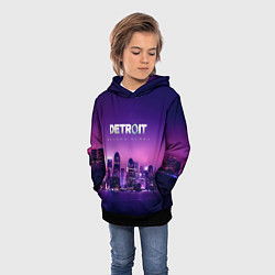 Толстовка-худи детская Detroit Become Human S, цвет: 3D-черный — фото 2