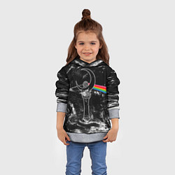 Толстовка-худи детская Dark Side of the Moon Stick, цвет: 3D-меланж — фото 2
