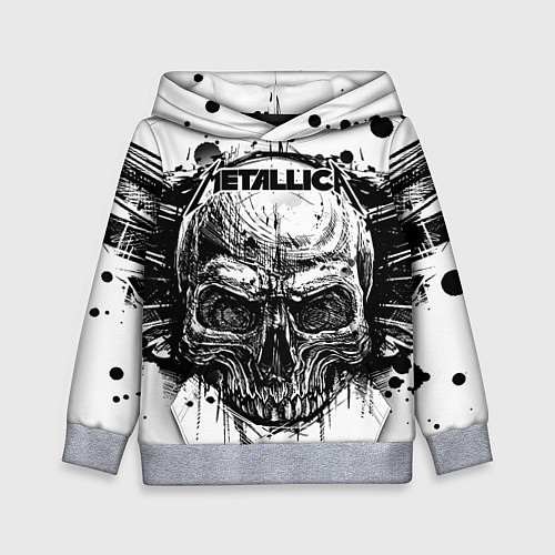 Детская толстовка Metallica / 3D-Меланж – фото 1