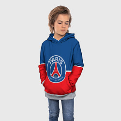 Толстовка-худи детская FC PSG, цвет: 3D-меланж — фото 2