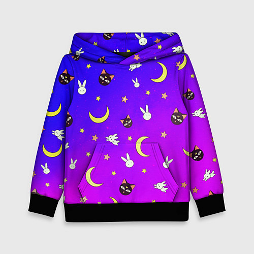 Детская толстовка СЭЙЛОР МУН / 3D-Черный – фото 1