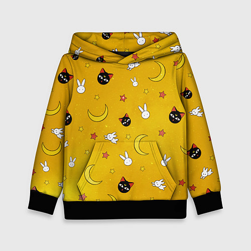 Детская толстовка СЕЙЛОР МУН / 3D-Черный – фото 1