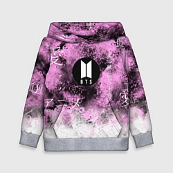 Толстовка-худи детская BTS, цвет: 3D-меланж