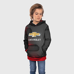 Толстовка-худи детская CHEVROLET, цвет: 3D-красный — фото 2