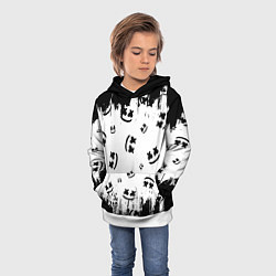 Толстовка-худи детская MARSHMELLO МАРШМЕЛЛОУ, цвет: 3D-белый — фото 2