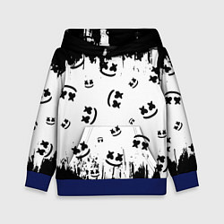 Толстовка-худи детская MARSHMELLO МАРШМЕЛЛОУ, цвет: 3D-синий