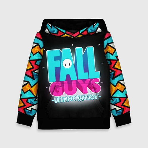 Детская толстовка Fall Guys / 3D-Черный – фото 1