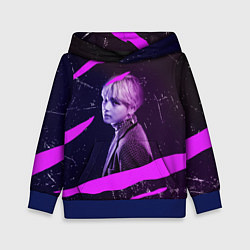 Толстовка-худи детская BTS, цвет: 3D-синий