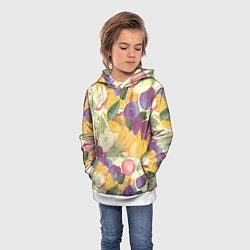 Толстовка-худи детская Фрукты Фруктовый сад, цвет: 3D-белый — фото 2