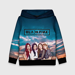 Толстовка-худи детская BlackPink, цвет: 3D-черный