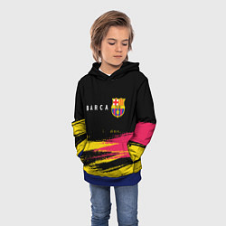 Толстовка-худи детская BARCELONA БАРСЕЛОНА, цвет: 3D-синий — фото 2
