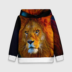 Детская толстовка Лев 3D