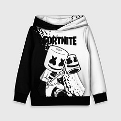 Толстовка-худи детская FORTNITE MARSHMELLO, цвет: 3D-черный