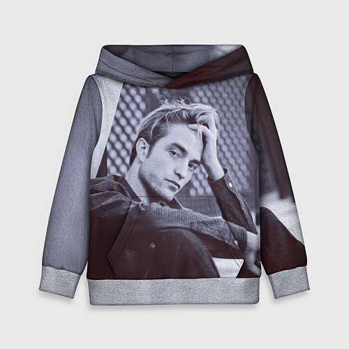 Детская толстовка Роберт Паттинсон / 3D-Меланж – фото 1