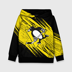 Толстовка-худи детская Pittsburgh Penguins Sport цвета 3D-черный — фото 1