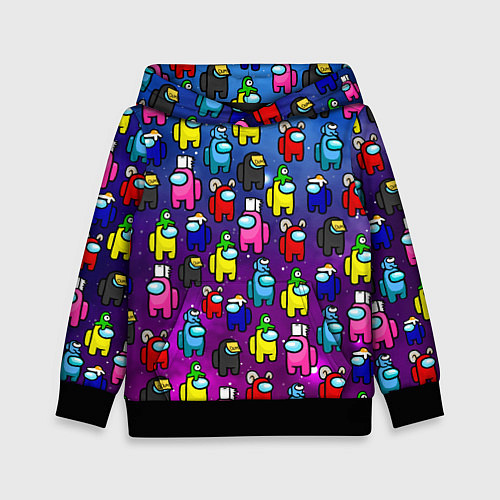 Детская толстовка AMONG US / 3D-Черный – фото 1