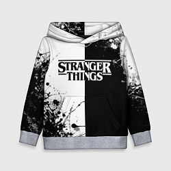 Толстовка-худи детская Stranger Things, цвет: 3D-меланж