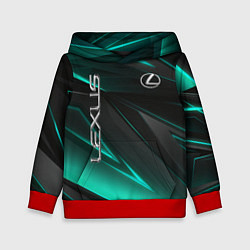 Толстовка-худи детская Lexus, цвет: 3D-красный