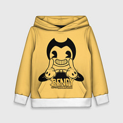 Толстовка-худи детская Bendy And The Ink Machine, цвет: 3D-белый