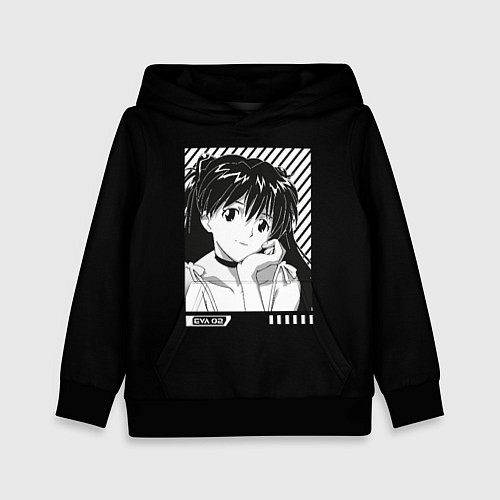 Детская толстовка Аска ева 02 / 3D-Черный – фото 1