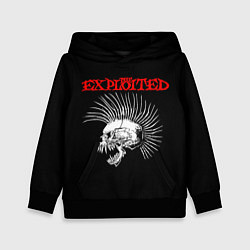 Толстовка-худи детская The Exploited, цвет: 3D-черный