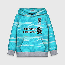 Толстовка-худи детская LIVERPOOL выездная сезон 2021, цвет: 3D-меланж