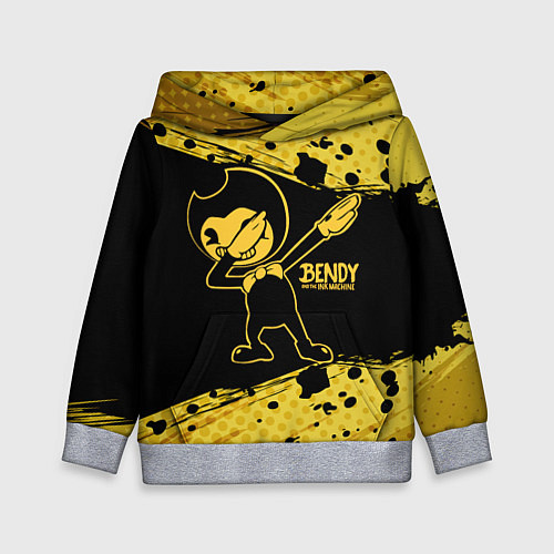 Детская толстовка BENDY AND THE INK MACHINE / 3D-Меланж – фото 1