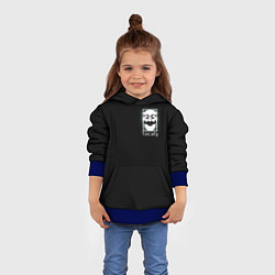 Толстовка-худи детская MP ROBOT, цвет: 3D-синий — фото 2