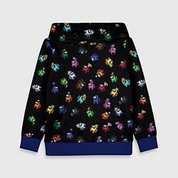 Толстовка-худи детская Among Us, цвет: 3D-синий