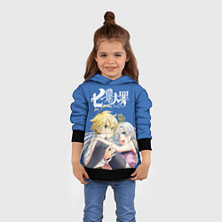 Толстовка-худи детская 7 смертных грехов, цвет: 3D-черный — фото 2