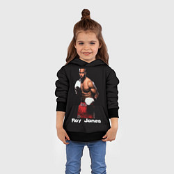 Толстовка-худи детская Roy Jones, цвет: 3D-черный — фото 2